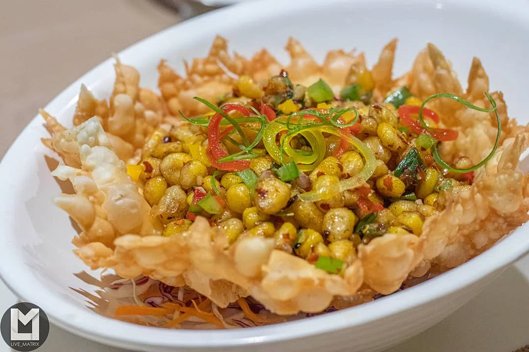 Shallow Fried Corn Kernel Basket